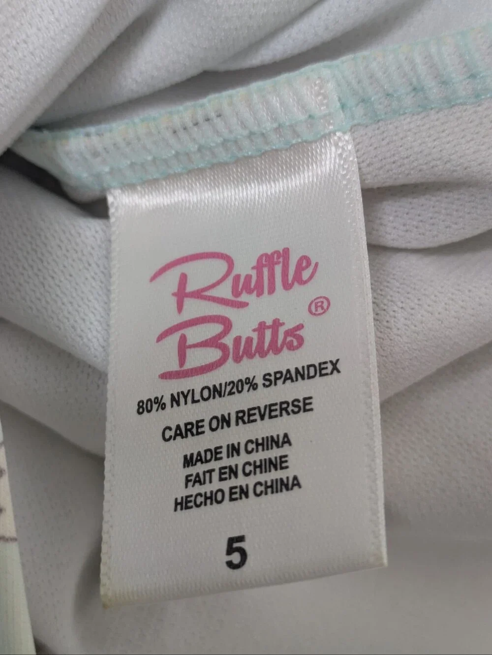 Ruffle Butts Mint Ice Cream Print One-Piece Swimsuit 5